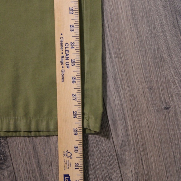 0290-Splash Olive Green Pants | Size 10 - Picture 5 of 8
